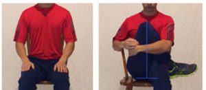 seated leg to chest exercise for piriformis syndrome