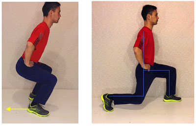 lunge test for back pain