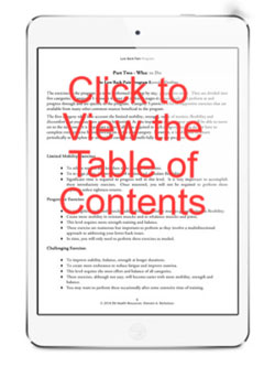 table of contents