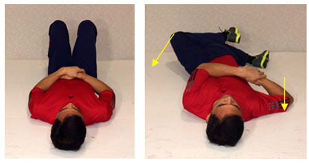 lying twist for back pain