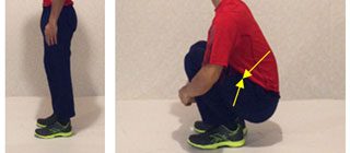 the deep squat for pain when standing