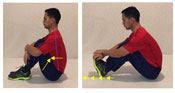 seated hamstring stretch