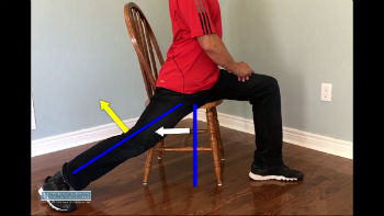 lunge on chair